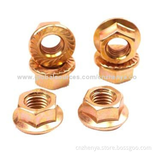 Hex Flange Nuts, DIN6923